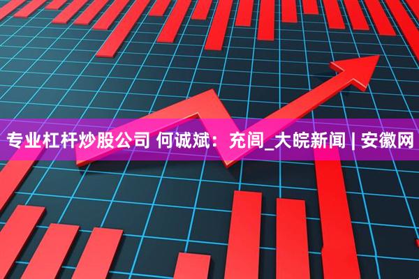 专业杠杆炒股公司 何诚斌：充闾_大皖新闻 | 安徽网